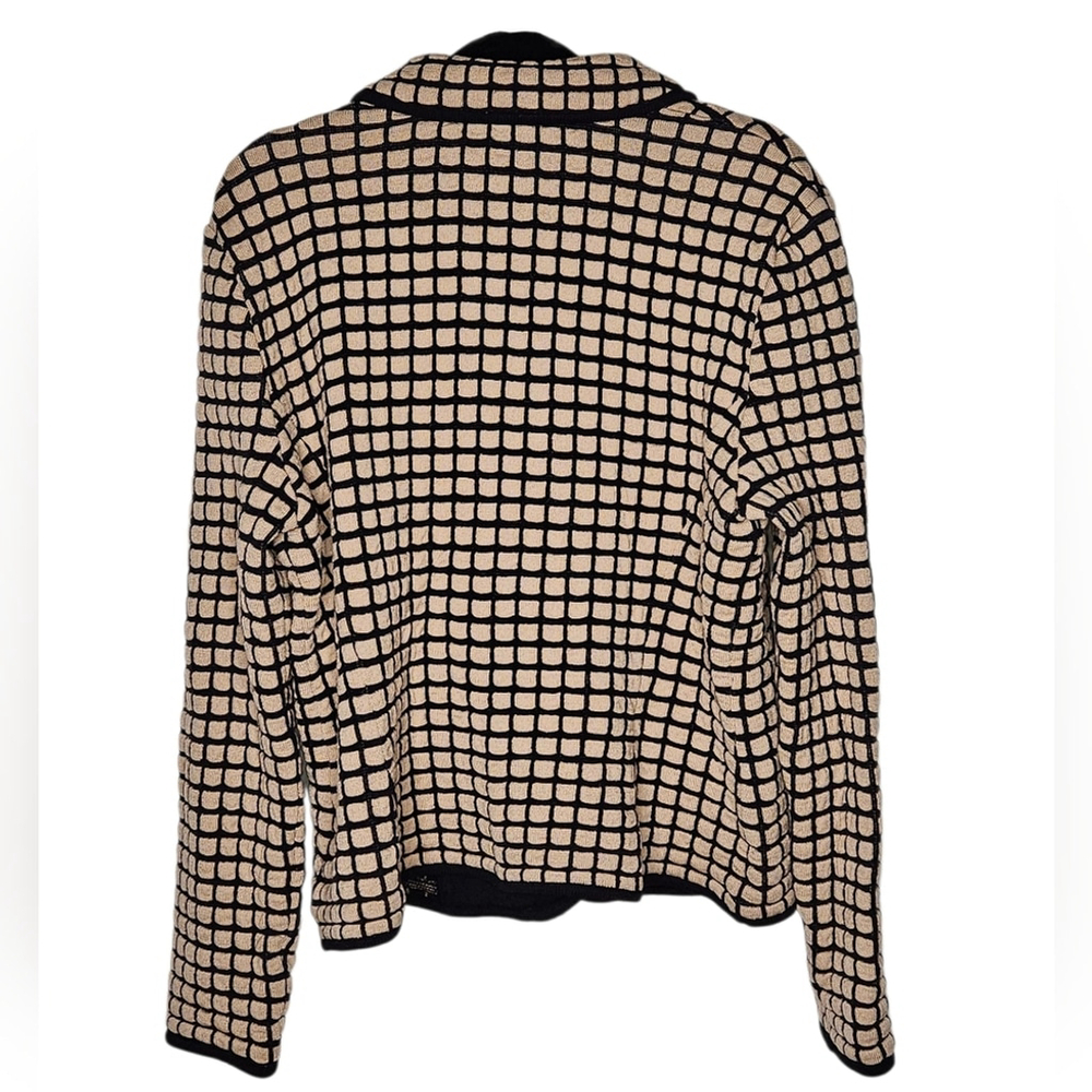 St. John Collection Wool Blend Quiltrd Knit Jacket, Size 16, EUC - Picture 2 of 9
